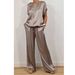 Women's Clothing Summer New Trend Loose T Shirt Wide Leg Trousers Casual Suit_ecoleips.com