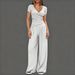 Versatile Wide-Leg Pants Set – Short/Long Sleeve T-Shirt & Flowy Trousers (XS-XL, 14 Colors) | Breathable Poly-Spandex Blend_ecoleips.com