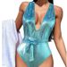 Aria Basics 2024 New European And American One-Piece Swimsuit, In-Stock For Cross-Border Sales, Solid Color Tight-Fitting Backless_ecoleips.com