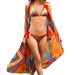 Women's printed three-piece swimsuit women's swimsuit women's sexy_ecoleips.com