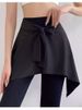 K Yoga Hip Covering Skirt Cover Running Exercise Anti Embarrassment Outer Skirt Butt Curtain Fitness One Piece Hip Covering Skirt Yoga Dress For Women_ecoleips.com