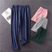 Spring Summer Women Cotton Sleep Pants Female Plus Size Night Trousers Casual Simple Pajama Pants Home Lounge Wear Home Pant_ecoleips.com