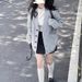 Pear-shaped Body A-line Women, High-waisted Pencil Skirt, Suitable For Petite Figures, Spring And Autumn, Slimming Black_ecoleips.com
