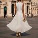 Women's Clothing Spring Women's Sleeveless Dress Style Polka Dot Slim Fit A-Line Skirt Style For Formal & Casual For Women_ecoleips.com