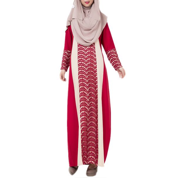 Directly Supplied By The Manufacturer, New Arabian Muslim Robes, Ethnic Long Skirts, Lace Dresses, Middle Eastern_ecoleips.com