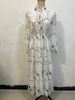 Floral Print Slim-Fit Wrap Dress With Long Sleeves – Modest & Stylish Women’s Midi Dress For Dubai Fashion_ecoleips.com