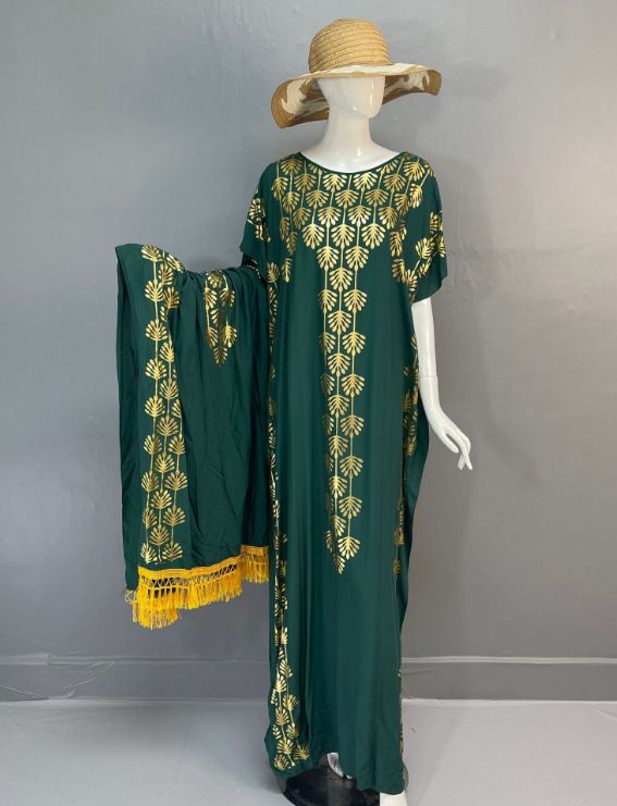 Live Muslim Rayon Plus Size Women's Robe Set_ecoleips.com