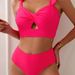 Women's Sexy Two Piece Swimsuit Solid Color Bikini European American Style Swimwear Cross Border Import 2026_ecoleips.com