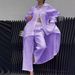 Women's Summer Fashion Casual Long Sleeve Top And Pants Suit Irregular Hem Clothing_ecoleips.com