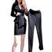 9938 Daai Mei Yi 2025 Spring New Slim Fit Suit Irregular Hem Fashion Women's Clothing_ecoleips.com