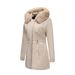 girl Seasonal Lis Japanese And Korean Expor Parka Mid-Lengh Two-Way Hooded Fur Collar Slim Fi Winer Women's Coon_ecoleips.com