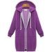 Women's Clothing Autumn And Winter Women's Clothing Mid Length Hooded Long Sleeved Sweatshirt Women's Winter_ecoleips.com