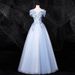 Women's Clothing Elegant Off-Shoulder Ball Gown – Slim-Fit Opera & Solo Performance Dress, Princess Silhouette Prom Gown (XS-XXXL, High Waist)_ecoleips.com