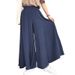 K New Loose Oversized Elastic Waist Wide Leg Pants With Large Swing Beach Casual Pants_ecoleips.com