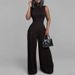 2026 New Spring Clothing European And American Cross-Border Casual Pants Slim-Fit Printed Sleeveless Women's Jumpsuit_ecoleips.com