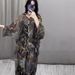 Women's Clothing Suits For Women In Summer, Temperament Goddess Style, Design Sense Printed Tops, Loose Wide Leg Pants, Two Piece Suit_ecoleips.com