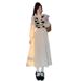 Autumn New Korean Fashion Sweater Patchwork Maternity Dress_ecoleips.com