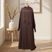 Minimalist Solid Color Hooded Dress For Women_ecoleips.com