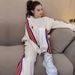 Women's Clothing Plus Size Casual Sports Suit For Women Spring And Autumn Loose Fashion Online Celebrity Long Sleeved Two Piece Suit_ecoleips.com