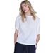 's New Foreign Trade 2026 Spring-summer Mid-sleeve Round-neck Cotton-linen Loose-fitting Elegant And Intellectual_ecoleips.com