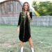 Women's Clothing Casual Loose Shirt New Velvet Pocket Splicing Irregular Long Sleeved Dress_ecoleips.com
