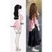 Autumn New Korean Fashion Vest Shirt Two-Piece Set Maternity Dress_ecoleips.com
