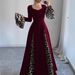 Dress: Leopard Print Color-Blocked Flared Sleeve Dress For Autumn/Winter_ecoleips.com