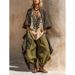 Women's Loose Fit Printed Suit Size Spring Summer New Clothing_ecoleips.com