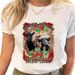 Summer European And American Cross-border Foreign Trade Plus-size T-shirt, Round-neck Casual Loose-fitting Short-sleeve_ecoleips.com