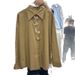 Women's European Style Long Sleeve Shirt Heavy Metal Button Design Loose Fit Versatile Fashionable Top for Spring Autumn_ecoleips.com