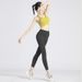 Peach High Waist One-Piece No Embarrassing Line Sports Running Nine-Point Anti-Rolling Edge Fitness Training Yoga Pants_ecoleips.com