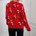 Christmas Knit Sweater For Women - Cozy Oversized Pullover With Festive Patterns, Soft Polyester Long Sleeve Tunic_ecoleips.com