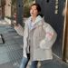 girl Girl 2025 Winter Down For Women New Thickened Korean Version Two-Piece Loose Hooded Coat Cotton Padded Jacket Wholesale_ecoleips.com
