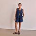 Women's Clothing Summer Fashion Casual Sleeveless Lace Up High Waist Women's Vest Denim Suit Shorts_ecoleips.com