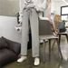 2022 Early Spring New Korean-style Casual Pants, Loose And Slimming, Elastic Waist, Versatile Straight Wide-leg Pants_ecoleips.com