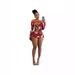 D8670 Spring Summer New Women's Casual Printed Long Sleeve Personality Split Skirt Set_ecoleips.com