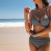 Women's Clothing Bikini Swimsuit Women's Ins Style Vacation Sexy Straps Three Point High Waist Split Hot Spring Swimsuit_ecoleips.com