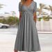 2026 Summer Short-Sleeved Dress For Women Stylish And Personalized Outfits_ecoleips.com
