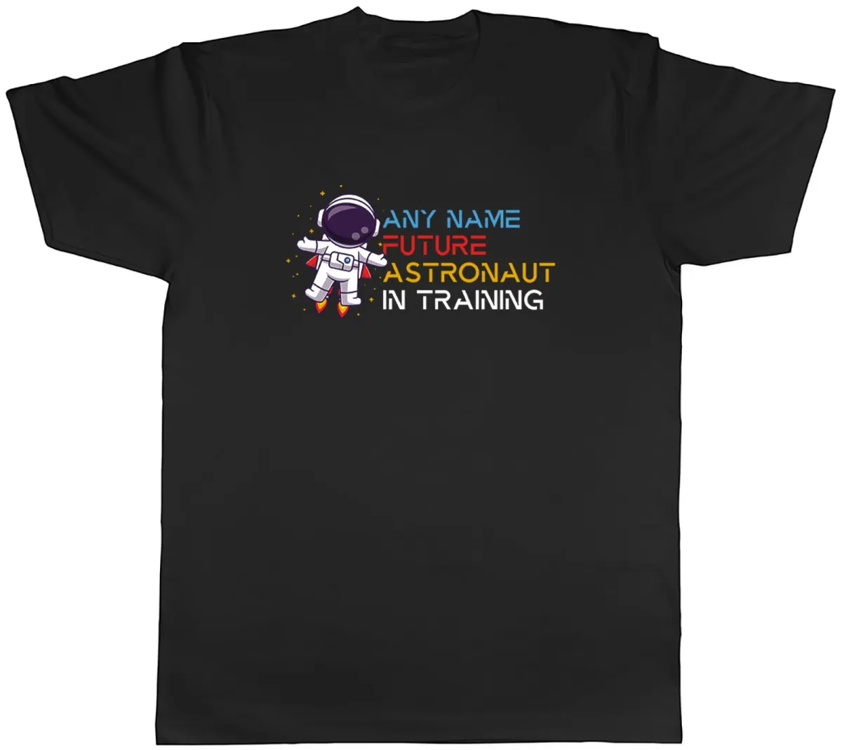 Women's T-Shirts Personalised Future Astronaut In Training Space Mens T-Shirt Tee Gift Top_ecoleips.com