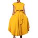 Women's Clothing plus size women's clothing 2023 new fashion temperament casual tops big swing skirt suit_ecoleips.com