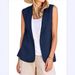 Women's Clothing Sleeveless Solid Color Multi Color Cardigan Small Suit Jacket_ecoleips.com