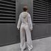 2025 Spring Autumn New Set European And American Cross-Border Trendy Hooded Cardigan Slim Fit Casual Two-Piece Suit For_ecoleips.com