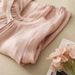 2026 Summer New Vintage Sweet Light Pink Pure Cotton Linen Loose Sunscreen Shirt_ecoleips.com