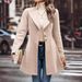 "Tailored Wool-Like Blazer Coat – Slim Fit Notch Lapel (Black/Beige/Rust) | Office To Opera Polyester Sophistication"_ecoleips.com