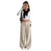 Women's Corduroy Pants Loose Casual Fashionable Drapey Slimming Autumn Winter European American Style_ecoleips.com