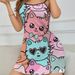 Aria Basics Aria Basics Cross-border European And American Foreign Trade Bestseller: Summer New Women's Cow Print Camisole Nightdress_ecoleips.com
