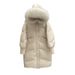 girl Girl Girl White Duck New Down Jacket For Women 2025 Winter Mid-Length Fashionable Stylish Thickened Long Coat Hot Trend_ecoleips.com
