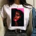 Summer Fashion Euroean And American Style Girl Ortrait Attern Trendy Rint Round Neck Short-sleeve T-shirt Women's_ecoleips.com