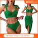 Aria Basics New European And American Nylon Swimsuit For Women, Three-piece Set, Manufacturer Swimwear, In-stock Wholesale_ecoleips.com