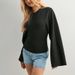 2026 European And American Women's Fashion New Solid Color Round Neck Regular Shoulder Wide Waist-Cinching Sexy_ecoleips.com